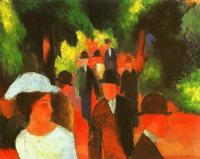 Macke, August - Oil Painting